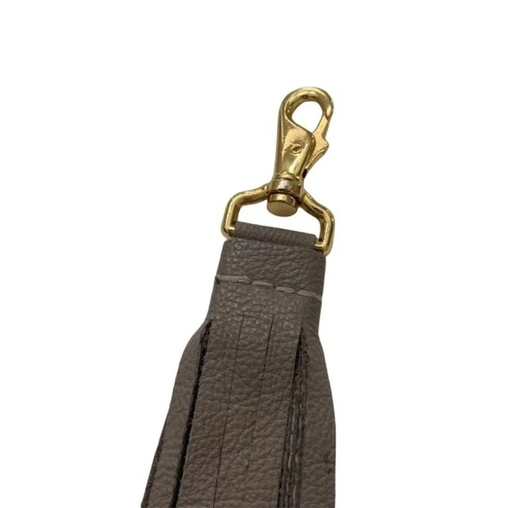 Leather Fringe Tassel Key Chain Purse Charm - Picture 5 of 6